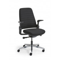 4D armleggers ergonomische bureaustoel_kantoorstoel_wielen_zitting_voorkant
