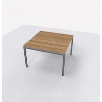 Vierkante vergadertafel 120 x 120 cm