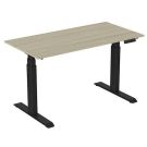 Zit-sta bureau ERGOM Rise met 2 motoren 65-130cm instelbaar incl. blad