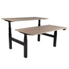 Ergom Rise+ Duo elektrisch zit-sta bureau – duo werkplek met blad, 5 jaar garantie