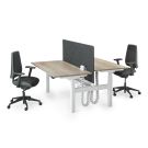 Flex 3 elektrisch duo zit-sta benchbureau voor 2 personen – 5 jaar garantie