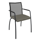 Vergaderstoel Alfa hoge rug – Mesh rugleuning & 4-poots frame