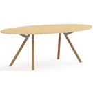 Bridge | Vergadertafel ovaal - 240x120cm - Fenix blad - 75cm hoog | Huislijn