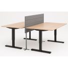 Vrijstaand akoestisch paneel 120/140cm hoog