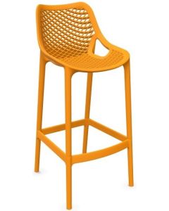 Hoge barkruk Air oranje voorkant