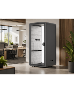 Akoestische belcal X-Pod met zit sta tafel. 