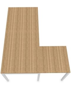 Arca hoekbureau L-opstelling boven