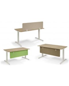 Eco-screen akoestische wandjes onder de tafel 