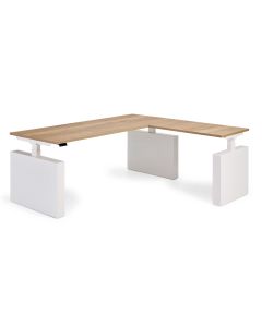 Flex 3+ wang hoekopstelling van Swan en Flexaro als hoekbureau verkrijgbaar bij Officemania Arnhem