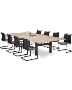 Flex 3+ meeting 4-poots met 8 stoelen small thumbnail