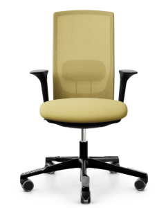 Bureaustoel HAG Futu 1100-S stoffering geel
