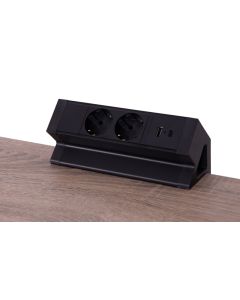 X-Powerdock | Stijlvolle powerunit - 230V - USB A en C laadpunt | Flexaro