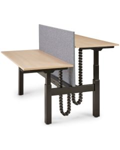 S-Line Elektrisch Zit-Sta Benchbureau Duo – 10 jaar zorgeloos werken