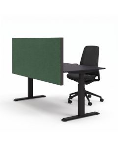 groen bureauwandje