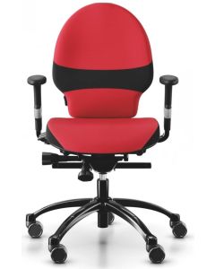 RH Extend 100 voetkruis zwart stoffering rood