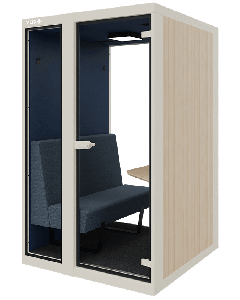 Vox Pod Teams akoestische videocall cabine voor kantoor