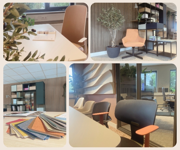 Collage shworoom Officemania Arnhem